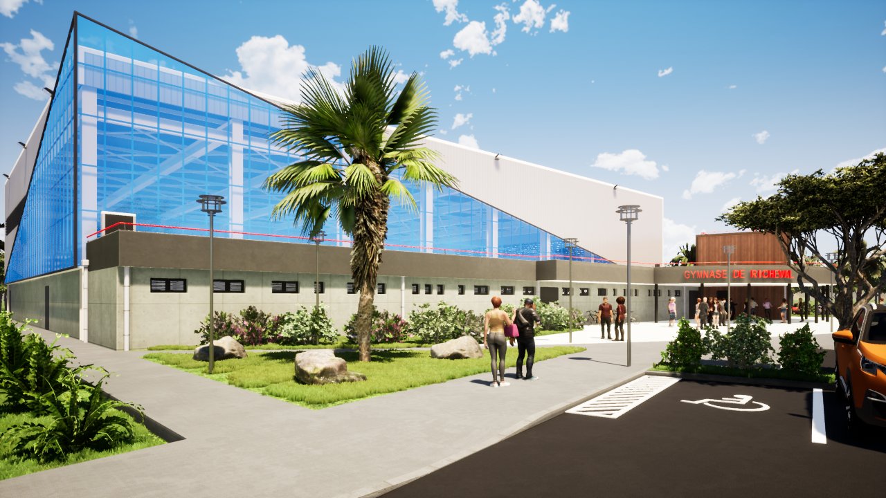 Gymnase Jocelyn Angloma — Morne-à-l'Eau