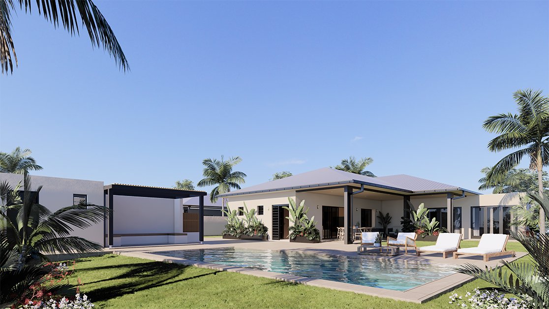 Villa de standing avec piscine — Guadeloupe